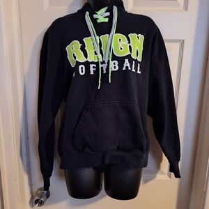 Pennant hoodie graphic sports sweatshirt size small